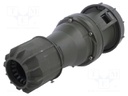 Connector: AC supply 3-phase; socket; female; 125A; 400VAC; IP67