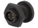 Connector: circular; Series: EN2; socket; female; THT; PIN: 5; 3A