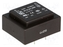 Transformer: encapsulated; 0.5VA; 230VAC; 6V; 83mA; Mounting: PCB