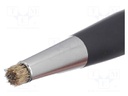 Tool: brush; brass wire; L: 120mm; Ø: 4mm