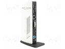 Hub USB; dual link; LED status indicator; white,black