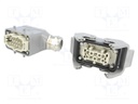 Connector: HAN; male + female; plug + socket; Han Kit; PIN: 10