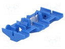 Quick splice; ELECTRO-TAP; IDC; 1÷2.5mm2; for cable; blue; 4mm
