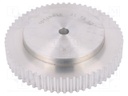 Belt pulley; T5; W: 10mm; whell width: 21mm; Ø: 94.64mm; aluminium