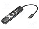 USB hub; Enclos.mat: plastic