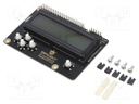 Module: shield; mechanical keyboard,LCD 16x2 display; 5VDC; I2C