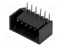 Socket; wire-board; male; PIN: 6; shrouded; 2.54mm; THT; MTA-100