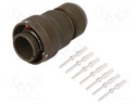 Connector: circular; VG95234; plug; male; PIN: 7; with contacts