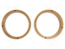 Spacer ring; MDF; 165m; VW; impregnated,varnished; 2pcs.