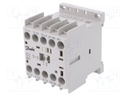 Contactor: 3-pole; NO x3; Auxiliary contacts: NC; 240VAC; 4.9A