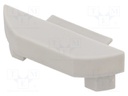 Cap for LED profiles; Application: LESTO