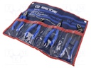 Kit: pliers; Pcs: 4; cutting,adjustable,universal; case
