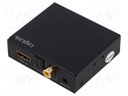 Splitter; HDCP; Colour: black; Input: HDMI socket