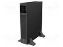 Power supply: UPS; 1000W; 1000VA; 208÷240V; 385x438x88mm; 9Ah; 6h