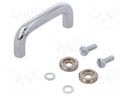 Handle; Mat: chromium plated steel; chromium plated; H: 19mm