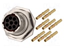 Connector: circular; Series: RT360; socket,plug; female; crimped