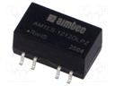 Converter: DC/DC; 1W; Uin: 10.8÷13.2V; Uout: 12VDC; Uout2: -12VDC