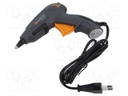 Hot melt glue gun; Ø: 7mm; 10W; Plug: EU; 230VAC; GlueMatic 1007