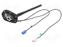 Antenna; car top; 0.2m; AM,FM,GPS; Alfa Romeo,Fiat,Lancia; 0.45m