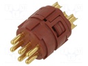 Connector: M23; PIN: 6; 6pin; soldering; 150V; 18A; Series: EPIC
