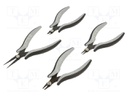 Kit: pliers; ESD; case; 4pcs.