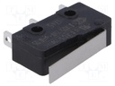 Microswitch SNAP ACTION; with lever; SPDT; 0.1A/250VAC; ON-(ON)
