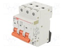 Circuit breaker; 230/400VAC; Inom: 20A; Poles: 3; Charact: B; 6kA