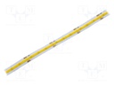 COB LED tape; white cold; LED/m: 504; 10mm; white PCB; IP20; 180°