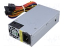 Power supply: computer; ITX; 200W; Features: fan 4cm