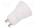 LED lamp; warm white; GU10; 230VAC; 240lm; 3.5W; 36°; 2700K