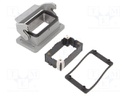 Enclosure: for HDC connectors; Han® B,Rear Fit; size 10B; IP65