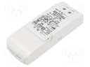 Power supply: switched-mode; LED; 12W; 9÷18VDC; 700mA; 198÷264VAC