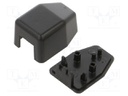 Enclosure: for power supplies; with hole; X: 19.3mm; Y: 27.4mm