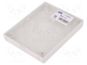 Enclosure: for alarms; X: 100mm; Y: 131mm; Z: 17.6mm; ABS; light grey
