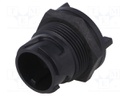 Connector: circular; socket; male; PIN: 4; w/o contacts; UL94V-0