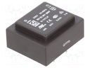 Transformer: encapsulated; 0.5VA; 230VAC; 24V; 21mA; Mounting: PCB