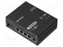 Module: router LTE; DDR3; 1GBRAM,8GBFLASH; 132x44.2x104mm; IP30