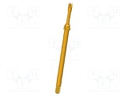 Test needle; Operational spring compression: 4mm; 5A; Ø: 1.3mm