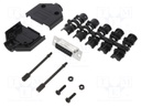 D-Sub; PIN: 15; female; unshielded; straight; soldering; for cable