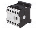 Contactor: 3-pole; NO x3; Auxiliary contacts: NC; 24VAC; 6.6A; DIN