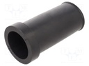Grommet; caoutchouc; L: 100mm; -20÷80°C; Øcable: 38mm; black