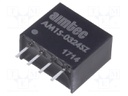Converter: DC/DC; 1W; Uin: 2.97÷3.63V; 24VDC; Iout: 50mA; SIP4; 1.8g