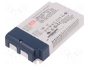 Power supply: switched-mode; LED; 58W; 24VDC; 2.4A; 180÷295VAC
