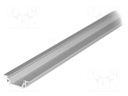 Profiles for LED modules; recessed; natural; L: 1m; aluminium