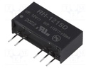Converter: DC/DC; 1W; Uin: 10.8÷13.2V; Uout: 15VDC; Uout2: -15VDC