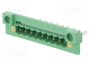 Pluggable terminal block; 5.08mm; ways: 9; straight; plug; male