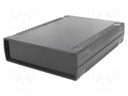 Enclosure: with panel; X: 136mm; Y: 185mm; Z: 40mm; ABS; black; IP54
