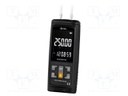 Manometer; -250÷250Pa; LCD; ±1%; Interface: USB C; Ø162x63mm; IP20
