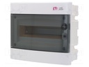 Enclosure: for modular components; IP40; white; No.of mod: 12