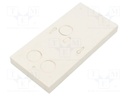 Enclosure: junction box; X: 164mm; Y: 15.5mm; Z: 82mm; wall mount